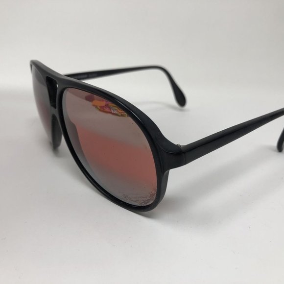 SERENGETI SUNGLASSES 5235j MATTE BLACK ORANGE POLARIZED GLASS DRIVING - Picture 3 of 9